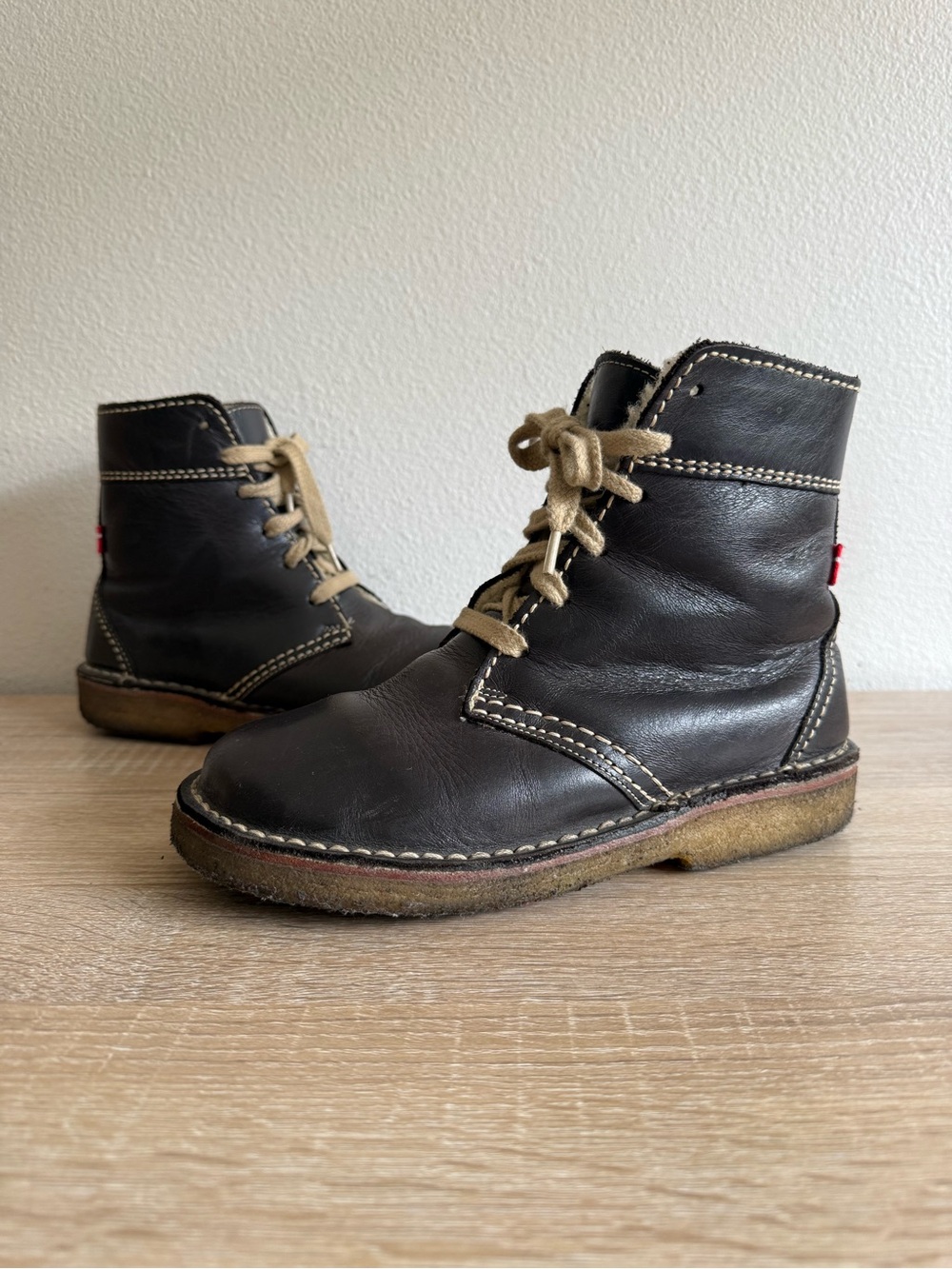 DuckFeet  Fåborg lace-up leather boots women’s Sz Sz 38q/7.5-8